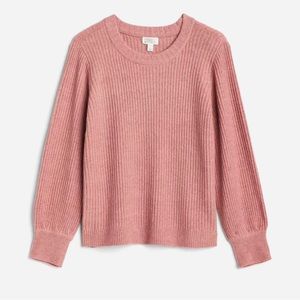 Market & Spruce: Blouson Sleeve Pink Sweater